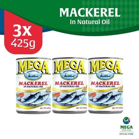 mega mackerel price|MEGA MACKEREL IN NATURAL OIL 425G .